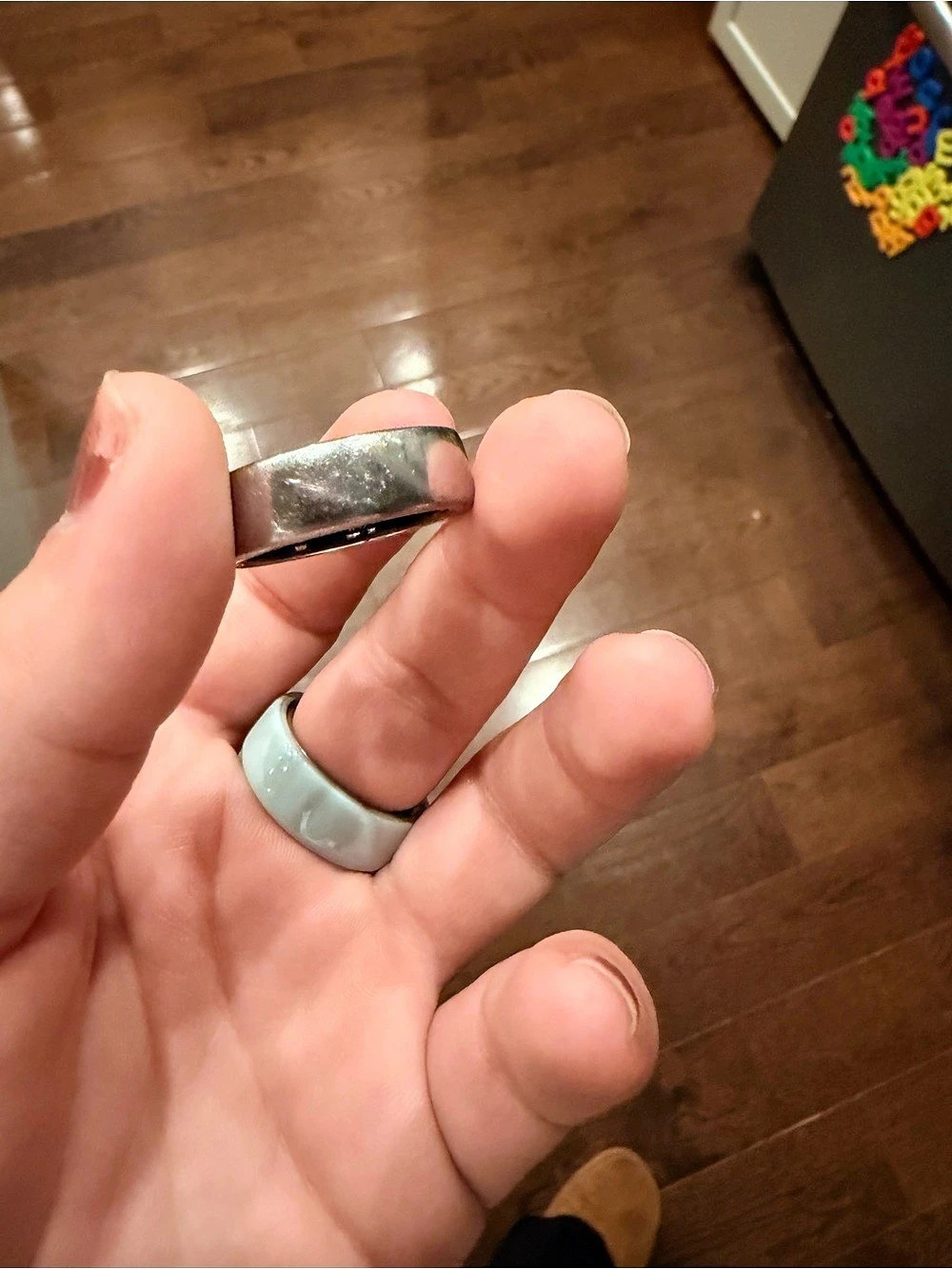 Oura Ring Gen3 Horizon Silver Ring - Picture 2 of 5